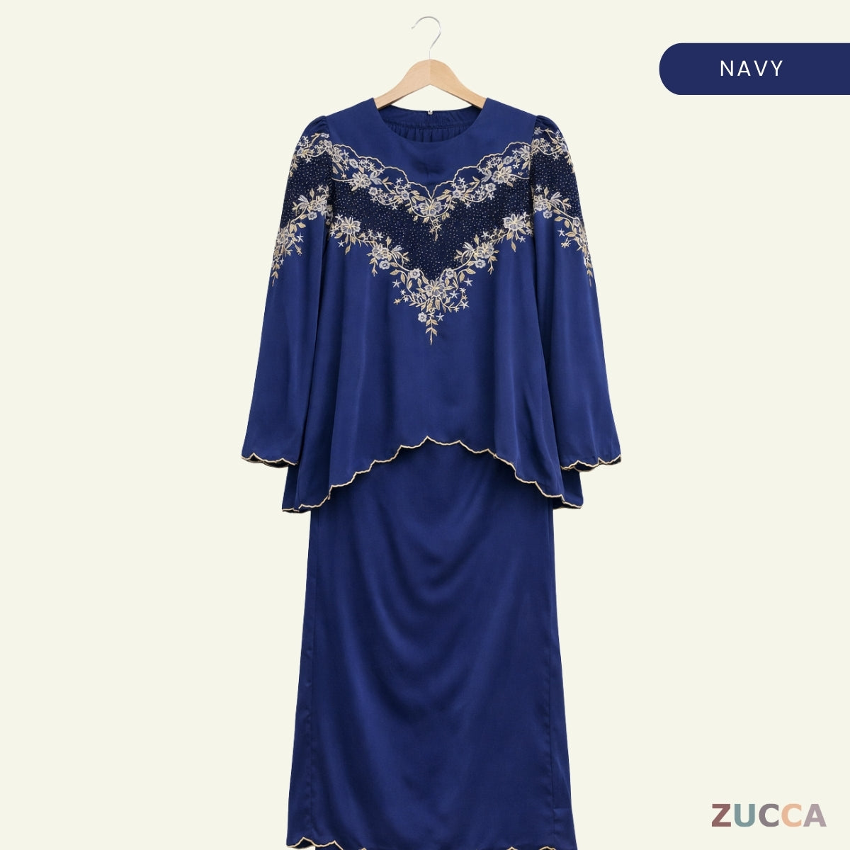 [JOM RAYA 2026] ZUCCA LYSHA CLASSIC LUXE EMBROIDERED MODERN KURUNG – MARAYA009