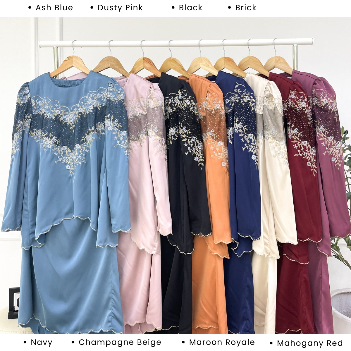 [JOM RAYA 2026] ZUCCA LYSHA CLASSIC LUXE EMBROIDERED MODERN KURUNG – MARAYA009