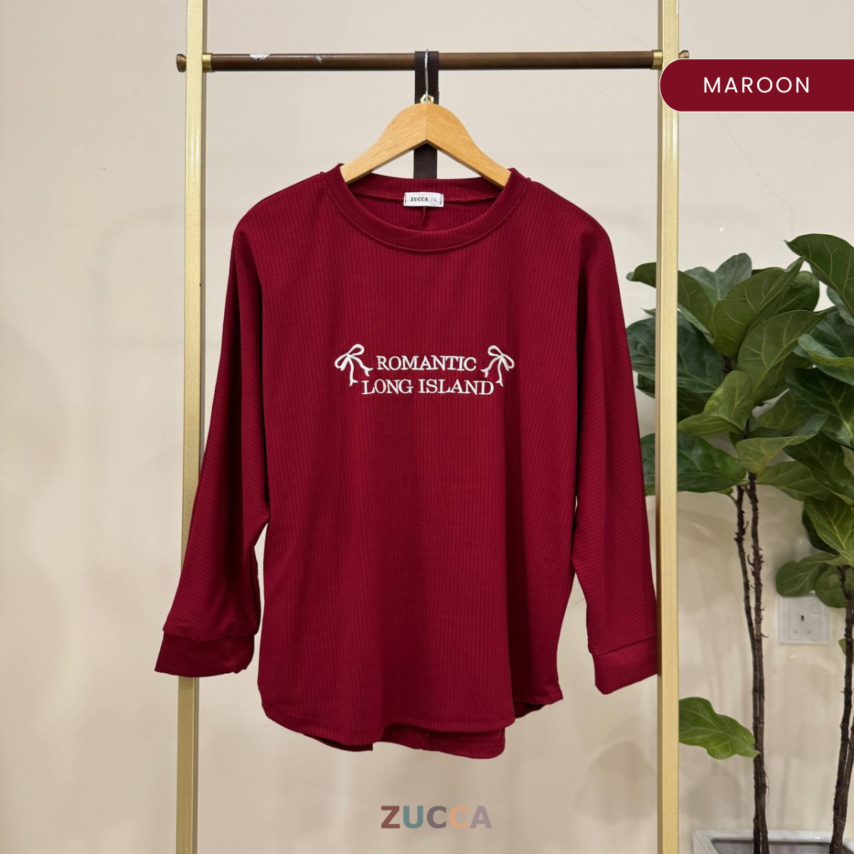 ZUCCA ATINA EMBROIDERY CASUAL WOMEN BLOUSE - DM257