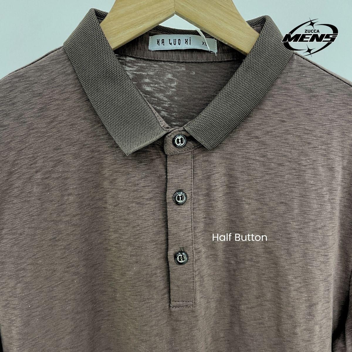 ZUCCA AMMAR CASUAL COLLAR MEN T-SHIRT -MC1006 BAJU LELAKI