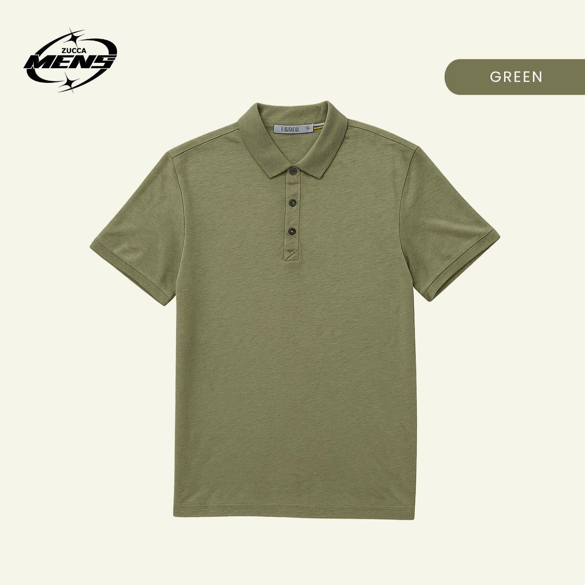 ZUCCA AMMAR CASUAL COLLAR MEN T-SHIRT -MC1006 BAJU LELAKI