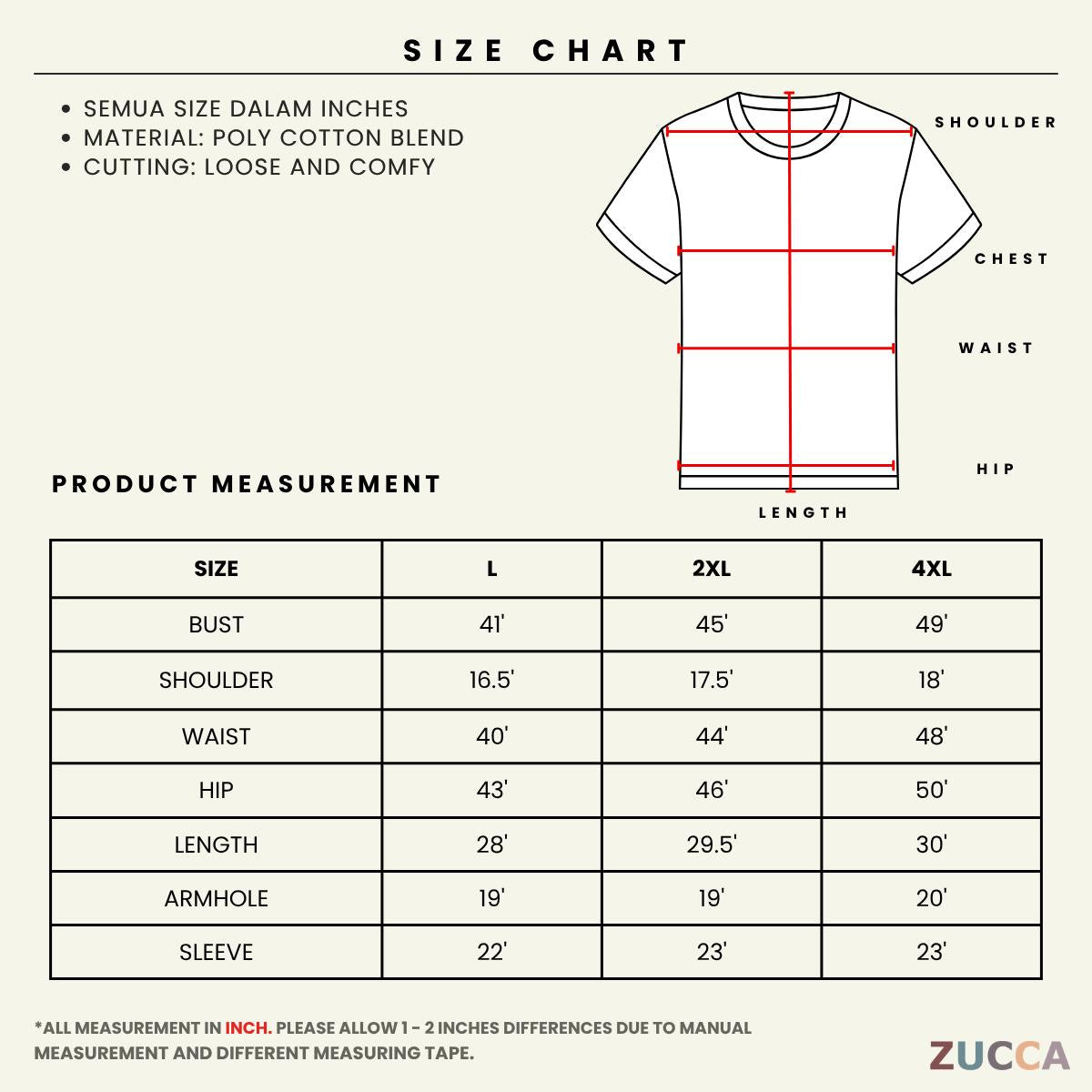 ZUCCA MIZAN SMART KASUAL POLO - MC1016 BAJU LELAKI