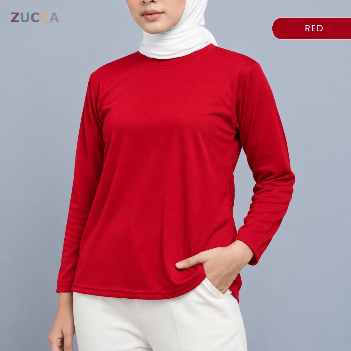 ZUCCA MYZA SPORT BASIC LONG SLEEVE T-SHIRT- MC1022