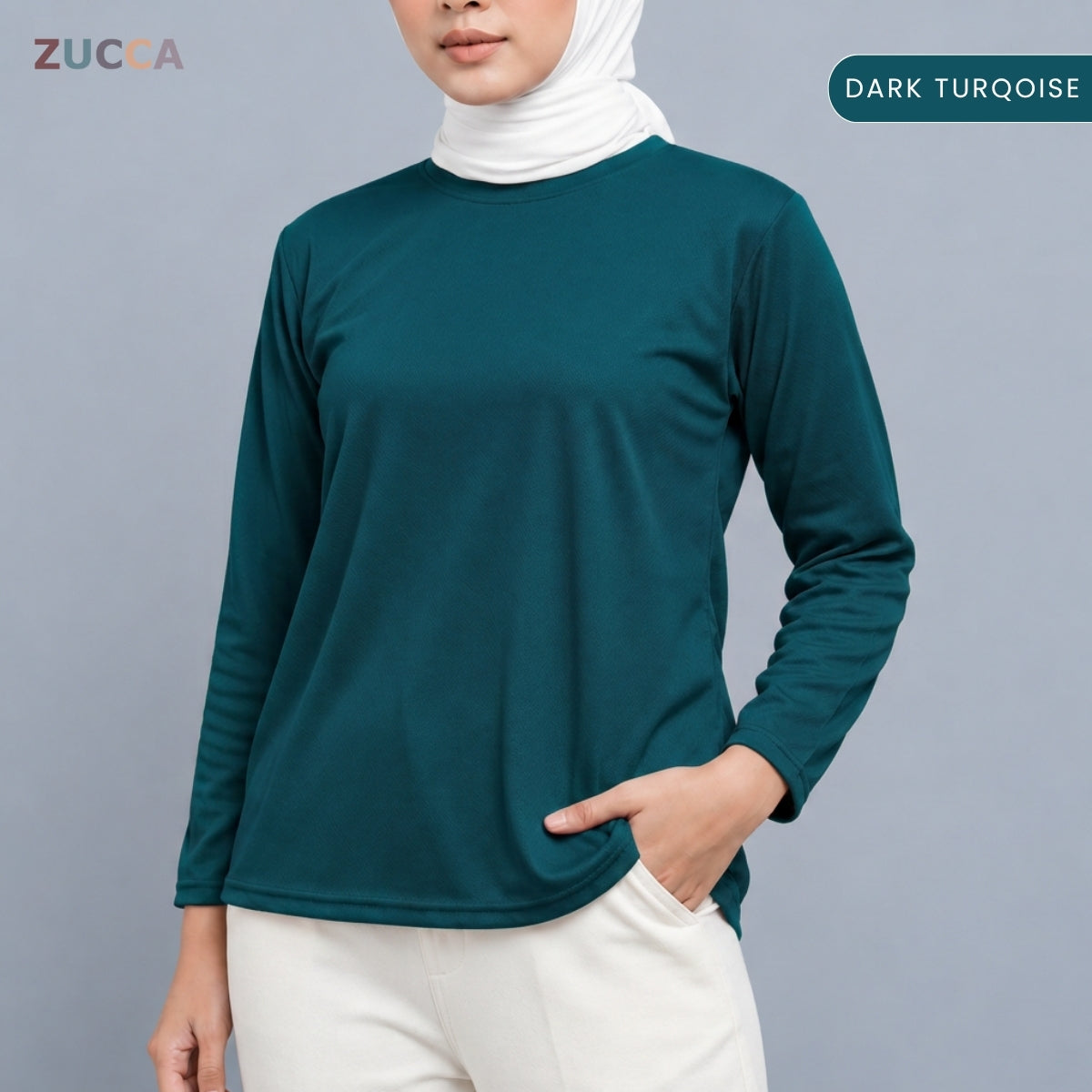 ZUCCA MYZA SPORT BASIC LONG SLEEVE T-SHIRT- MC1022