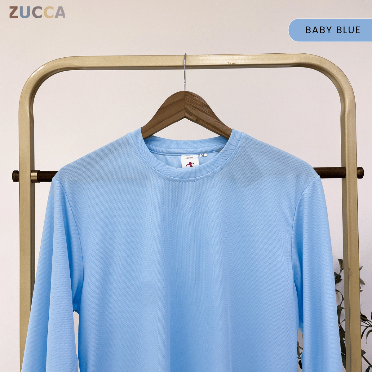 ZUCCA NOVELLA PLAIN SHIRT LENGAN PANJANG XS-6XL- MC1022