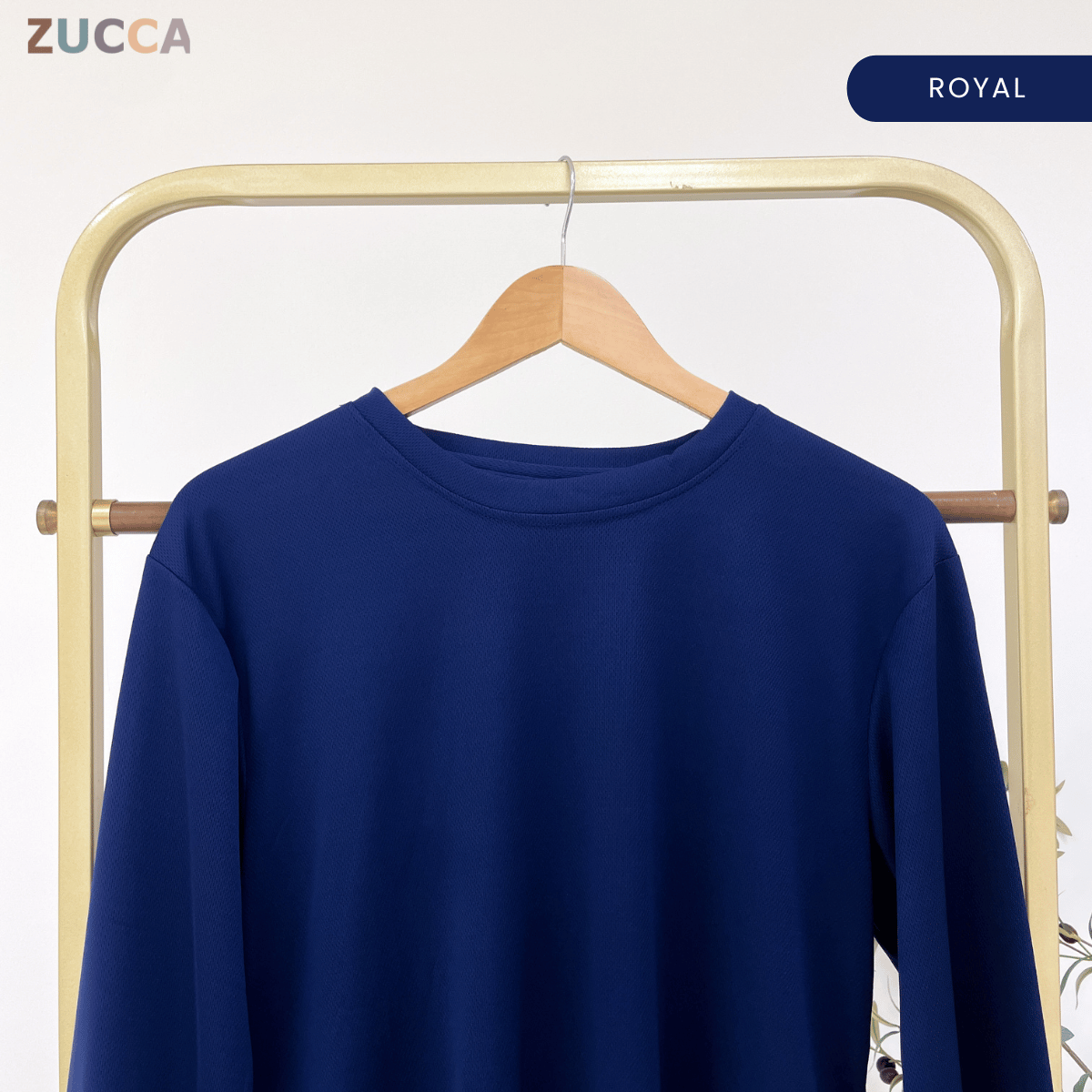 ZUCCA NOVELLA PLAIN SHIRT LENGAN PANJANG XS-6XL- MC1022