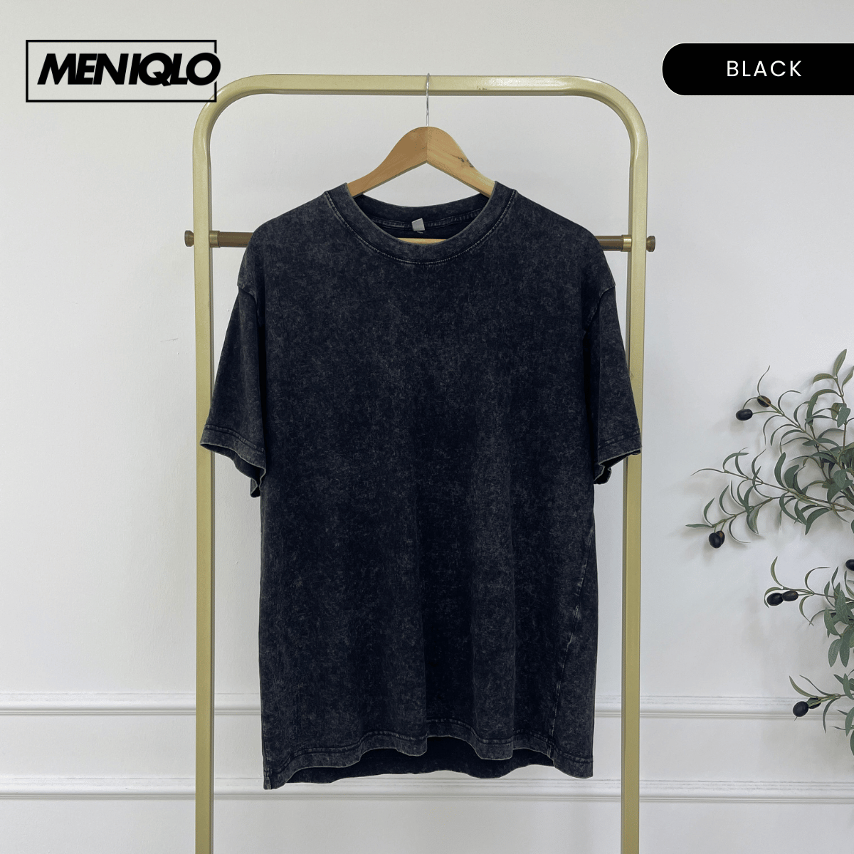 MENIQLO JACKSON RELAXED WASHED OVERSIZED TEE-MC1027