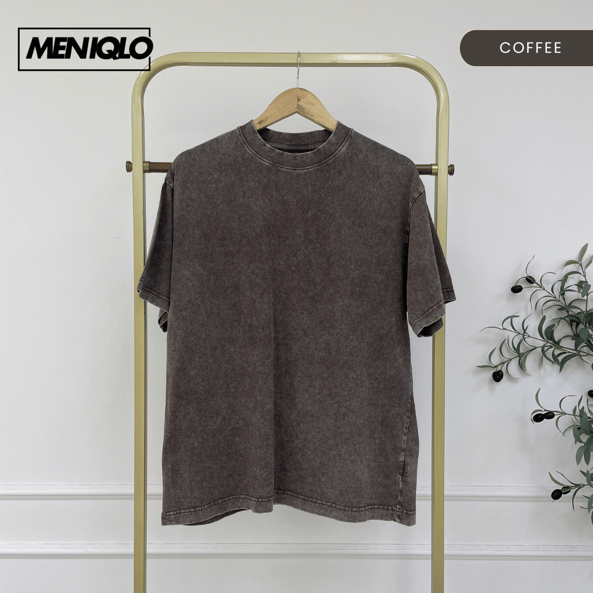MENIQLO JACKSON RELAXED WASHED OVERSIZED TEE-MC1027