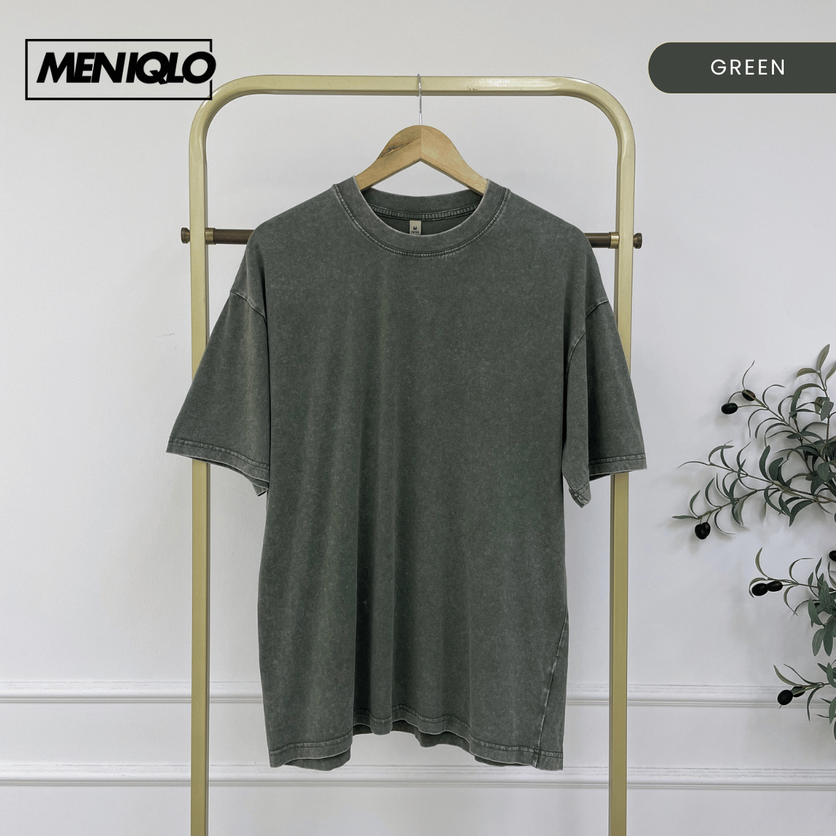 MENIQLO JACKSON RELAXED WASHED OVERSIZED TEE-MC1027
