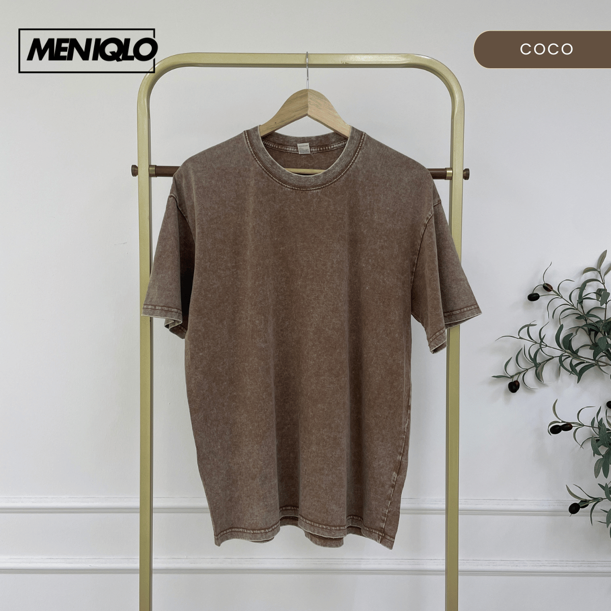 MENIQLO JACKSON RELAXED WASHED OVERSIZED TEE-MC1027