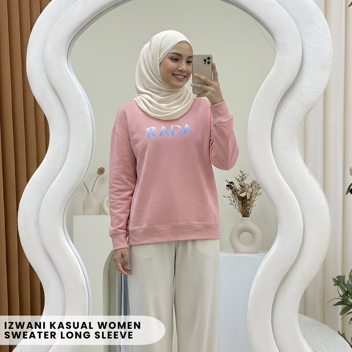 ZUCCA IZWANI KASUAL WOMEN SWEATER LONG SLEEVE - MC1032