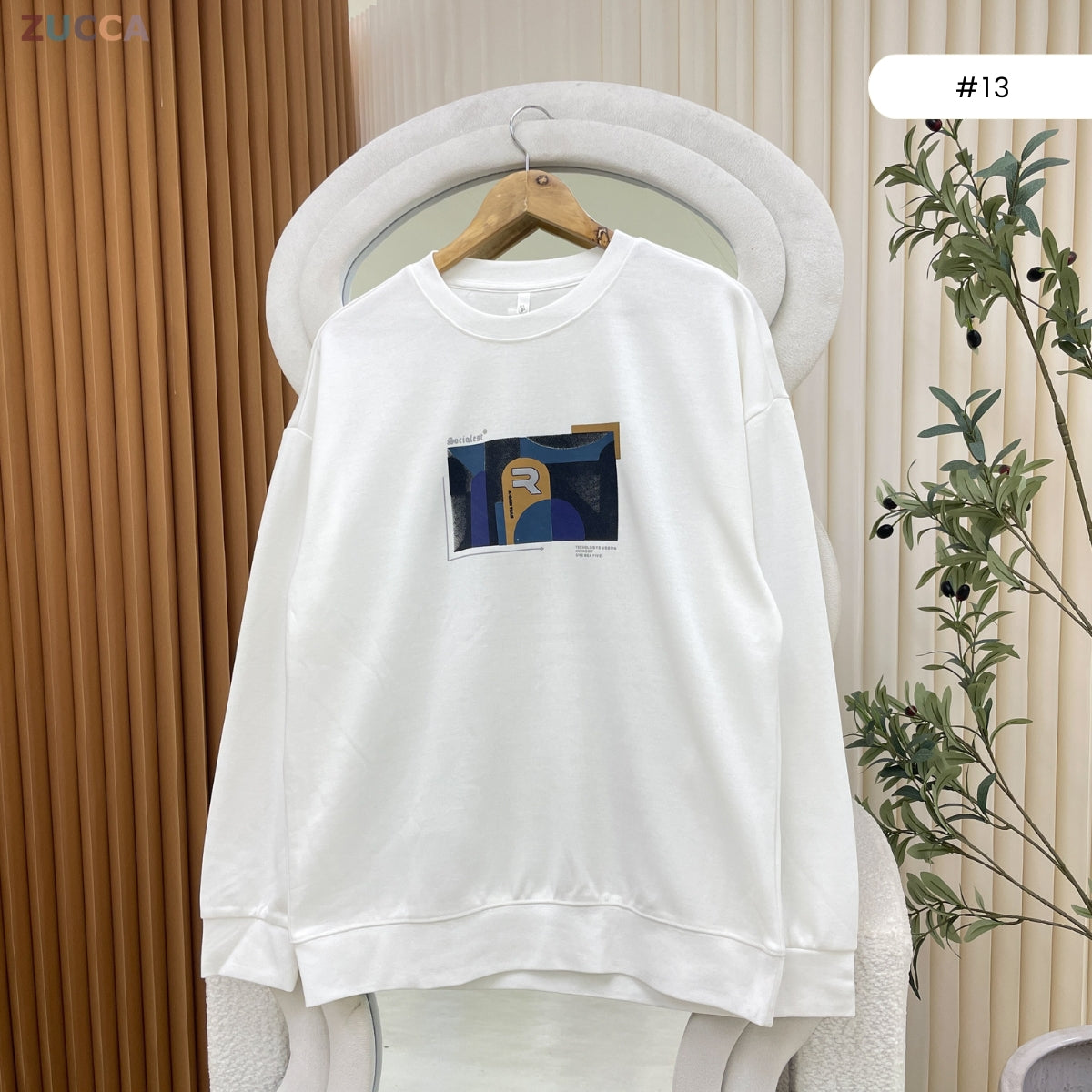 ZUCCA IZWANI KASUAL WOMEN SWEATER LONG SLEEVE - MC1032