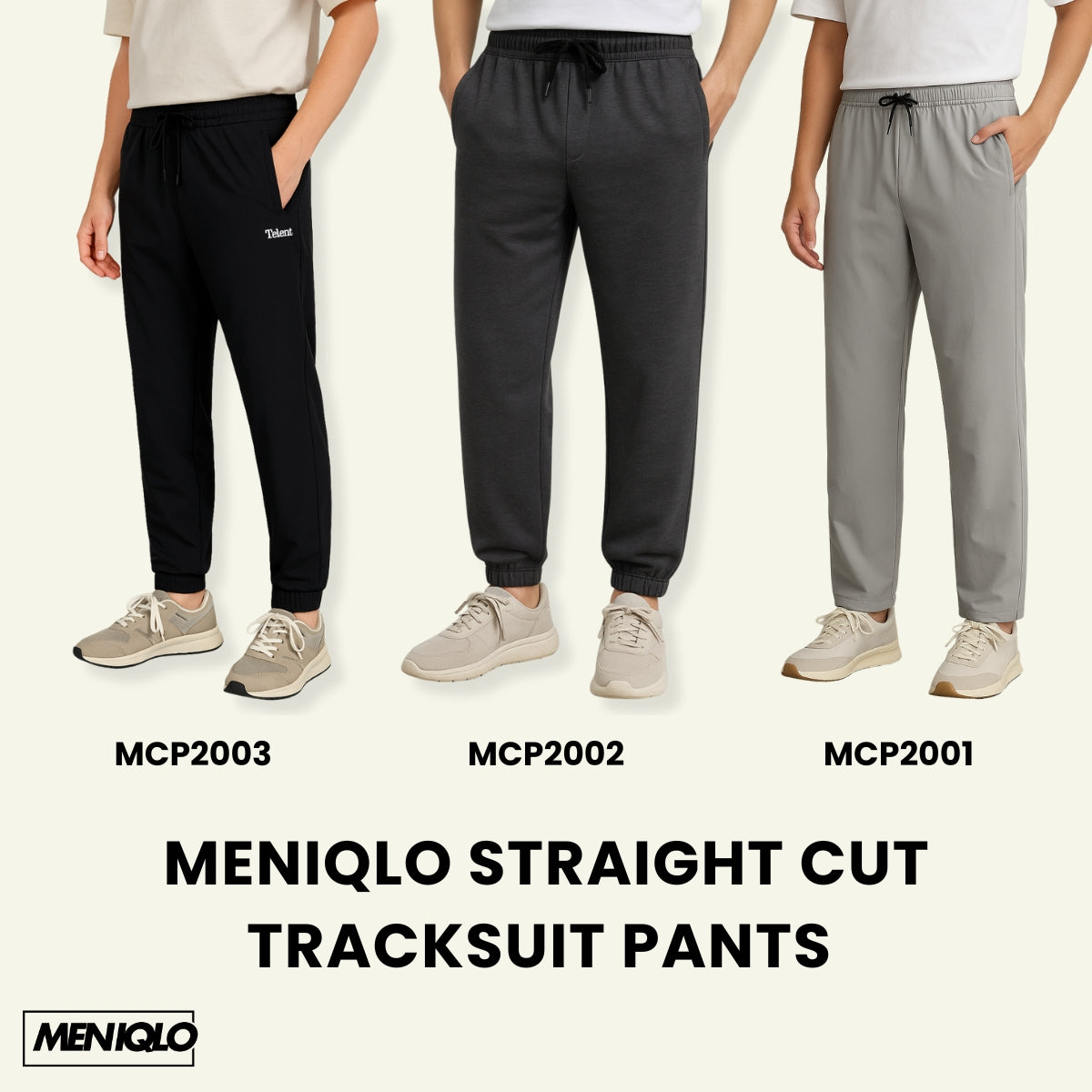 ZUCCA SELUAR TREK SUKAN LATIHAN M-4XL STRAIGHT CUT TRAINING PANTS TRACKSUIT - MCP2002 MCP2001 MCP2003