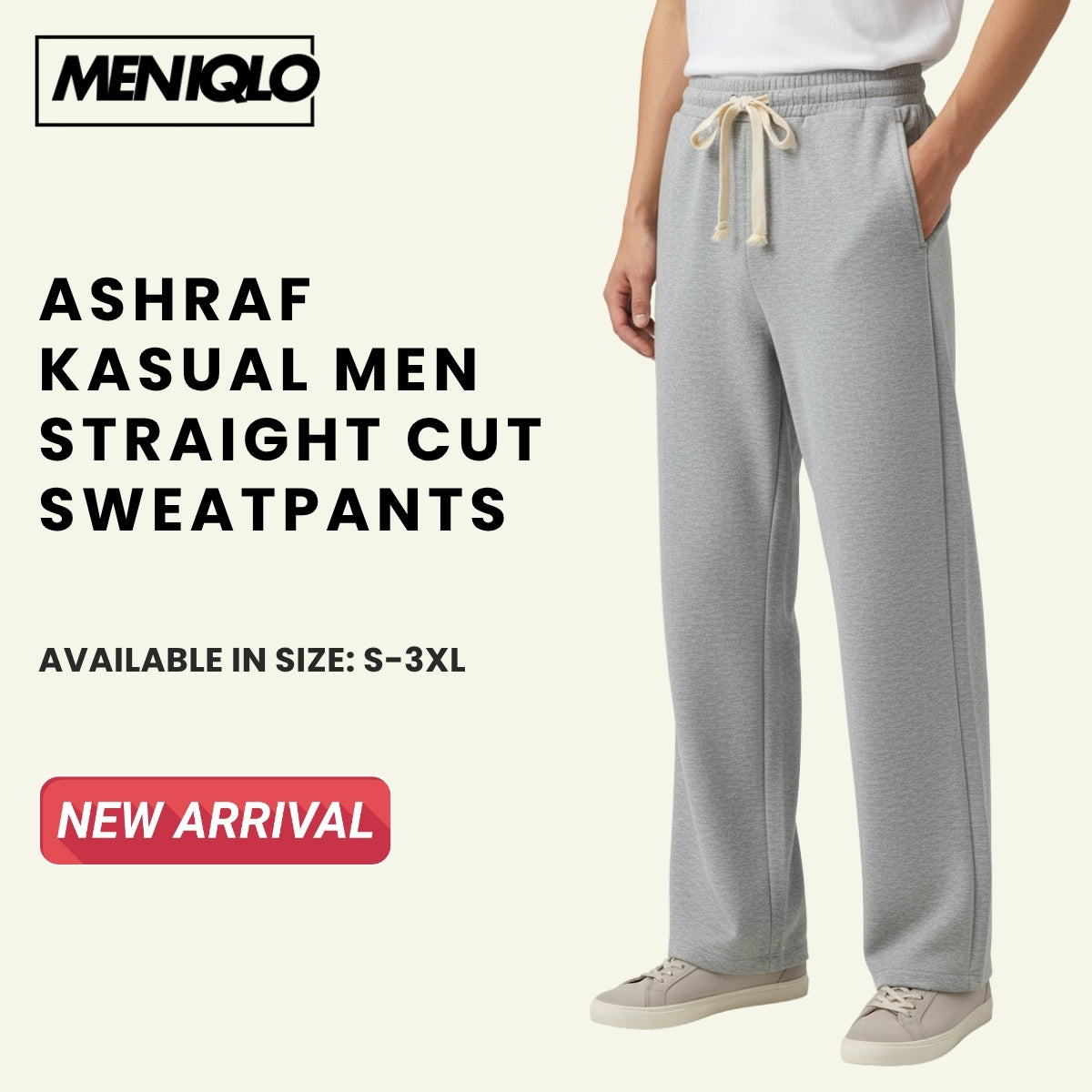 MENIQLO MEN KASUAL LONG PANTS - MCP2005