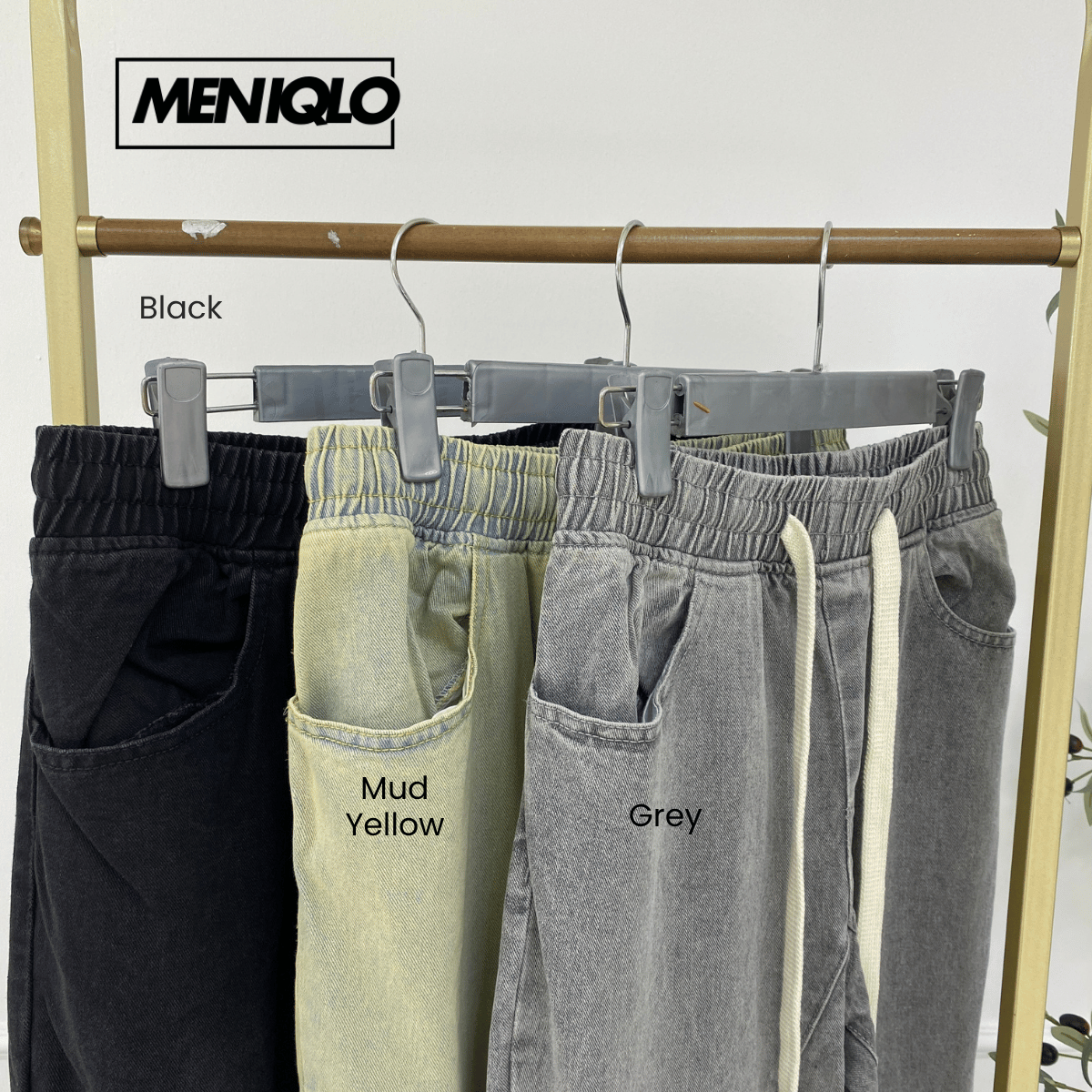 MENIQLO NOAH RELAXED FIT DENIM PANTS MCP2006