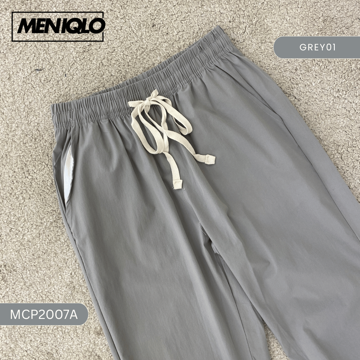 MENIQLO EMIR RELAX STRAIGHT JOGGER PANTS MCP2007