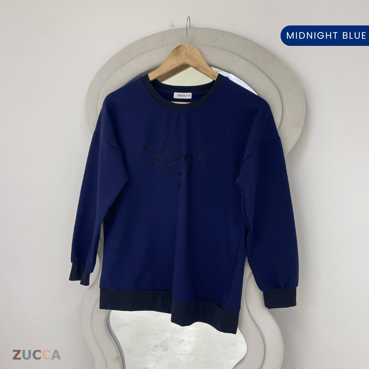 ZUCCA DELISHA EMBROIDERED SWEATSHIRT WOMEN - MA088