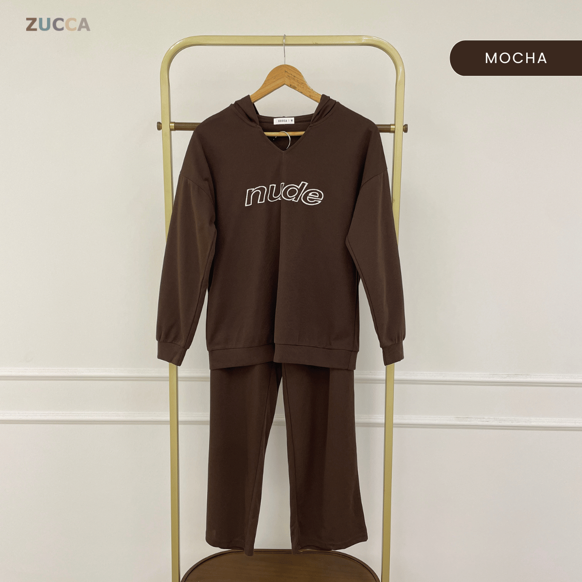 ZUCCA SYIHA CASUAL HOODIE MODEST PANTS SET - MA160