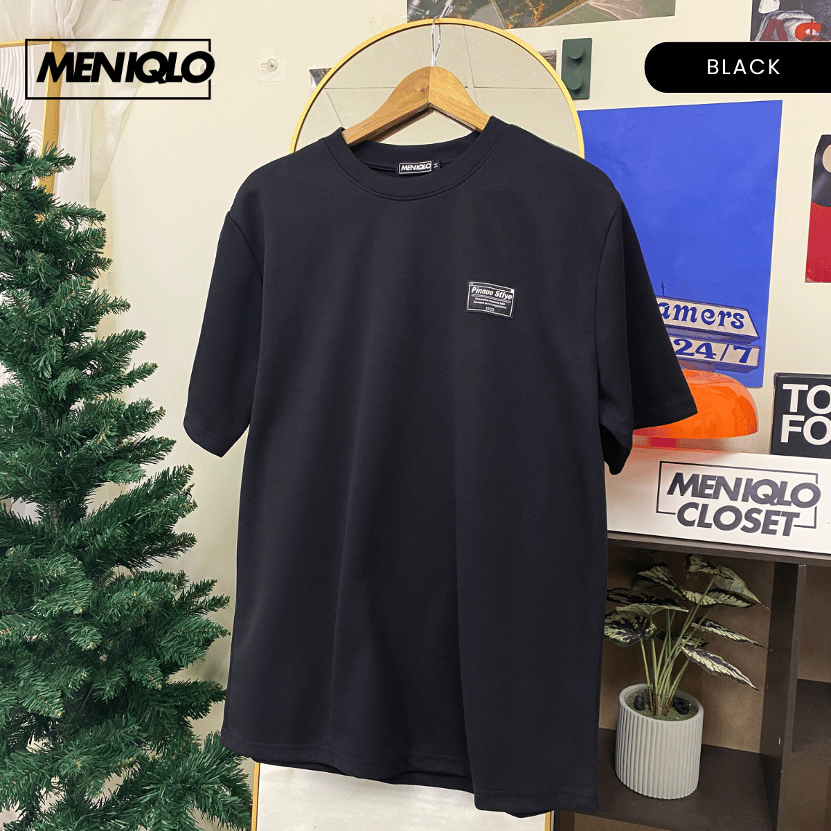 MENIQLO DAMIAN OVERSIZED T-SHIRT SHORT SLEEVE - MQ1001