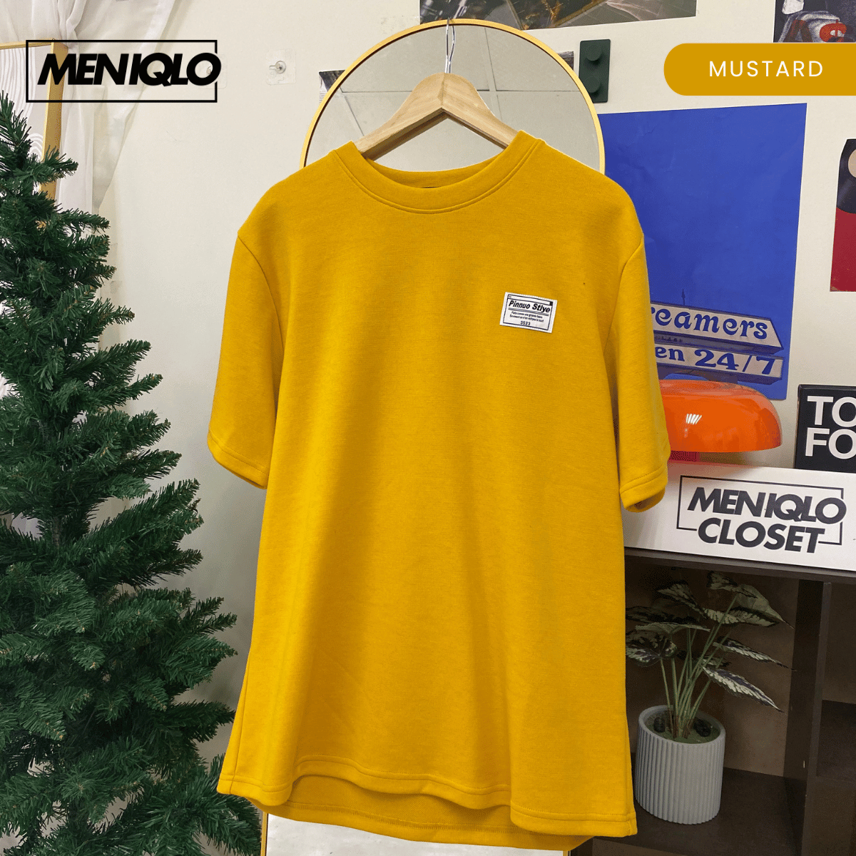 MENIQLO DAMIAN OVERSIZED T-SHIRT SHORT SLEEVE - MQ1001