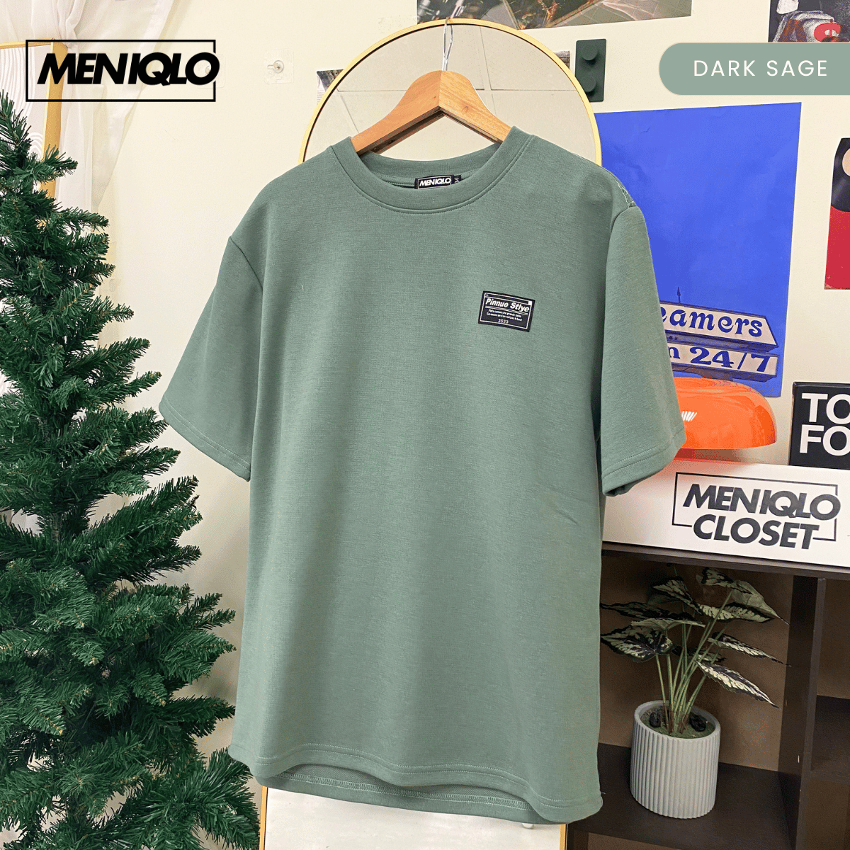 MENIQLO DAMIAN OVERSIZED T-SHIRT SHORT SLEEVE - MQ1001
