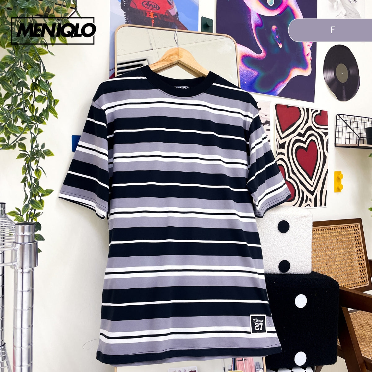 MENIQLO HARRY OVERSIZED T-SHIRT SHORT SLEEVE - MQ1004