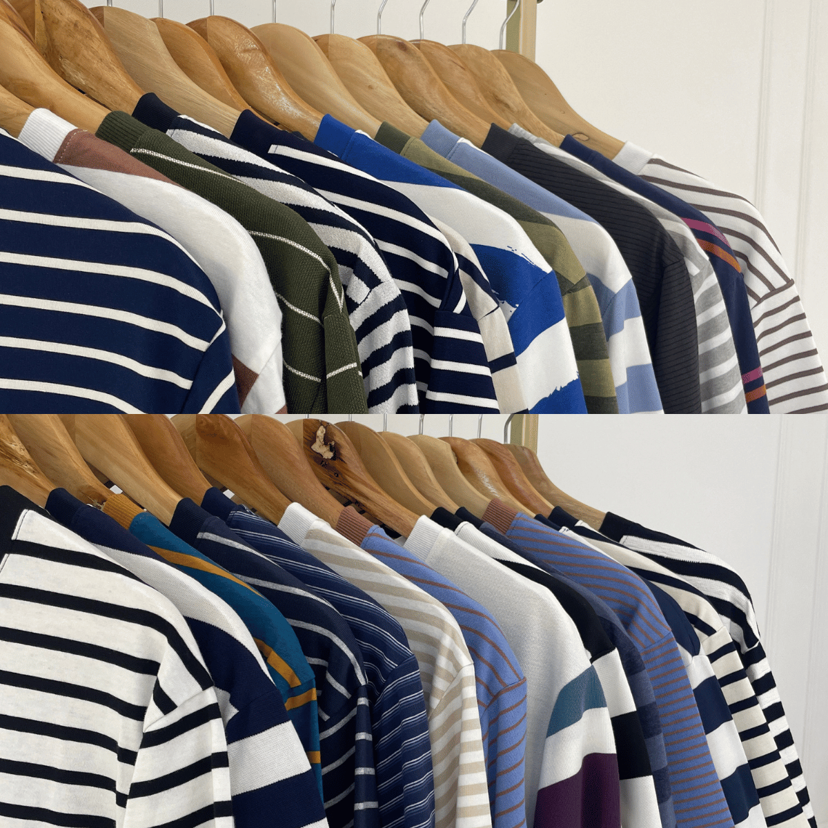 MENIQLO MARTIN OVERSIZED SHIRT STRIPE SHORT SLEEVE-MQ1004