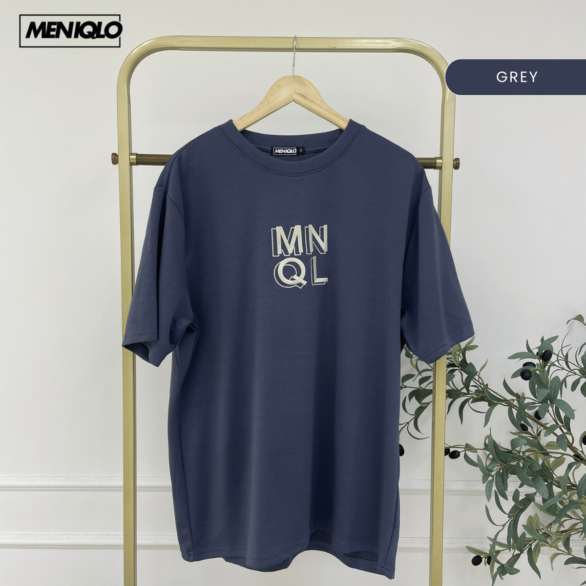 MENIQLO RAYYAN MODERN STREET GRAPHIC TEE 300 GSM - MQ1006