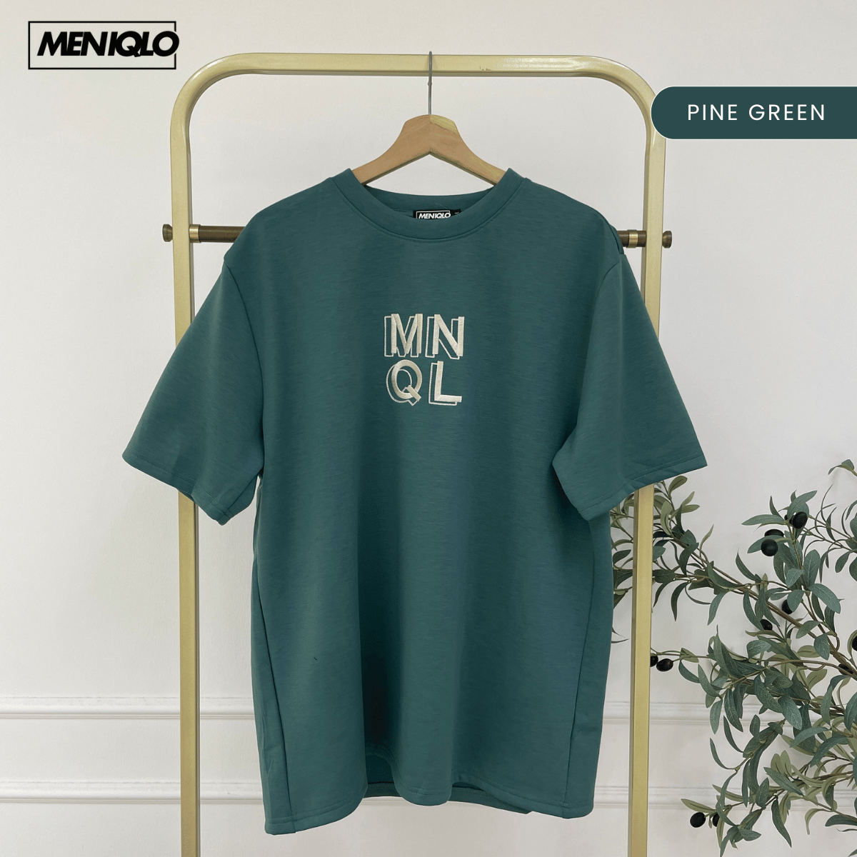 MENIQLO RAYYAN MODERN STREET GRAPHIC TEE 300 GSM - MQ1006