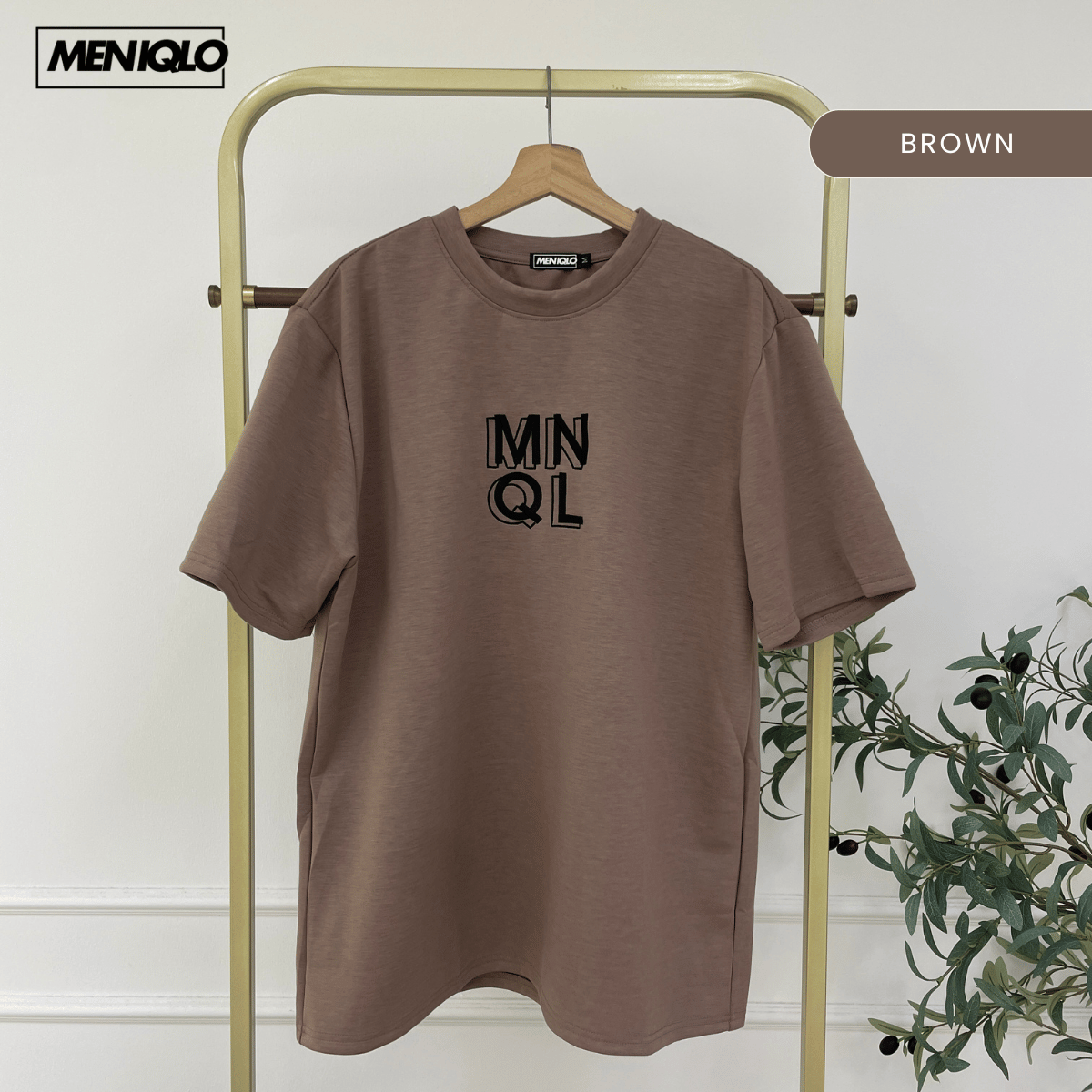 MENIQLO RAYYAN MODERN STREET GRAPHIC TEE 300 GSM - MQ1006