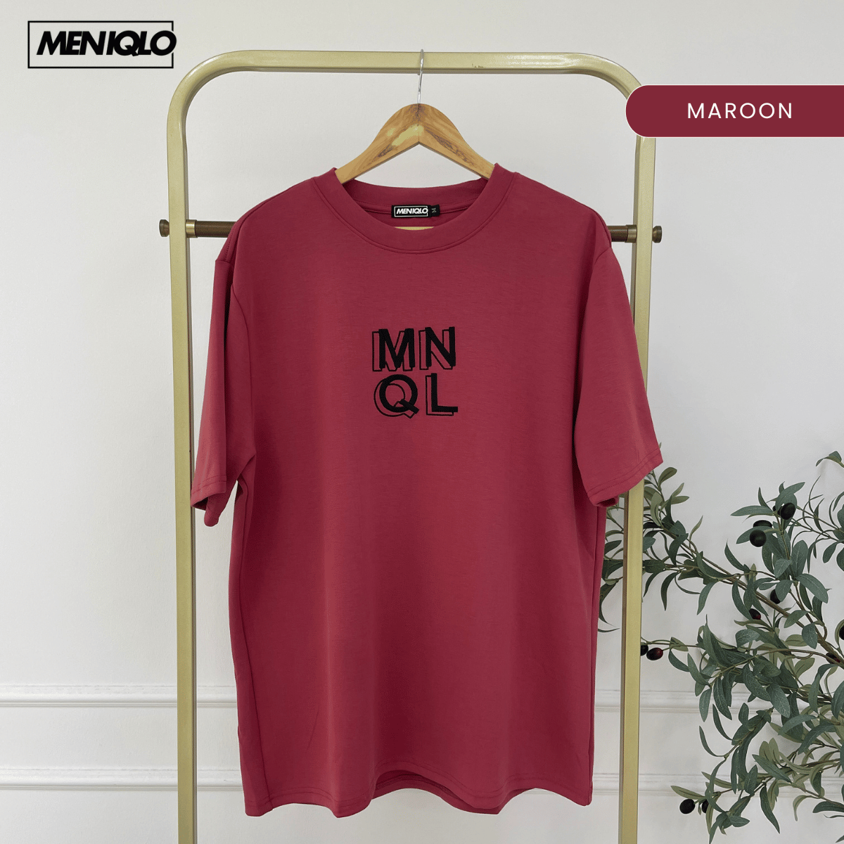 MENIQLO RAYYAN MODERN STREET GRAPHIC TEE 300 GSM - MQ1006
