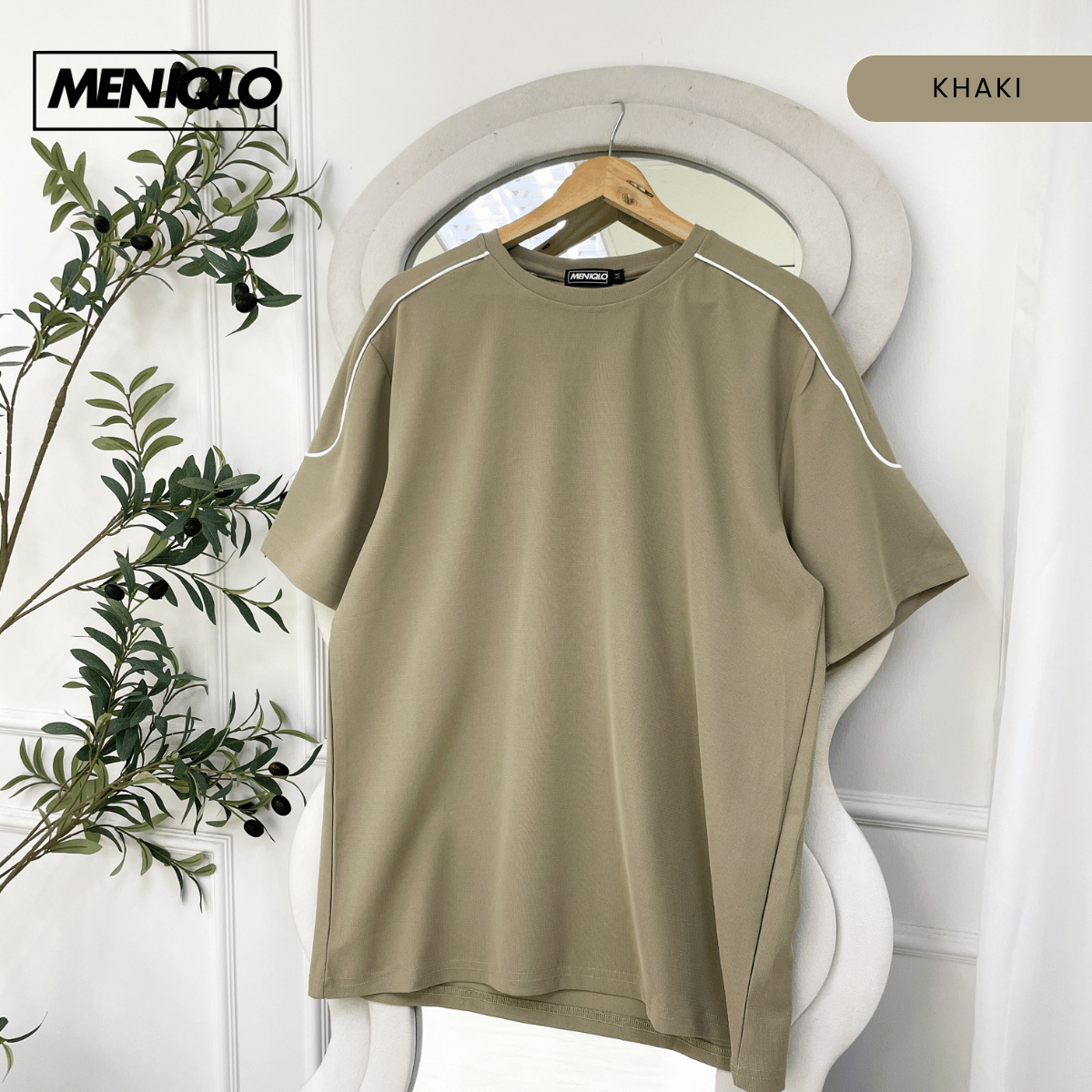MENIQLO DARIEN MEN OVERSIZED SHIRT SHORT SLEEVE - MQ1007