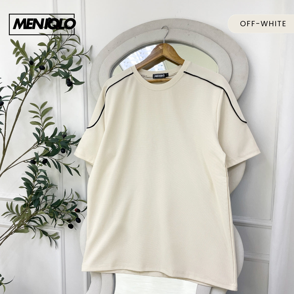 MENIQLO DARIEN MEN OVERSIZED SHIRT SHORT SLEEVE - MQ1007