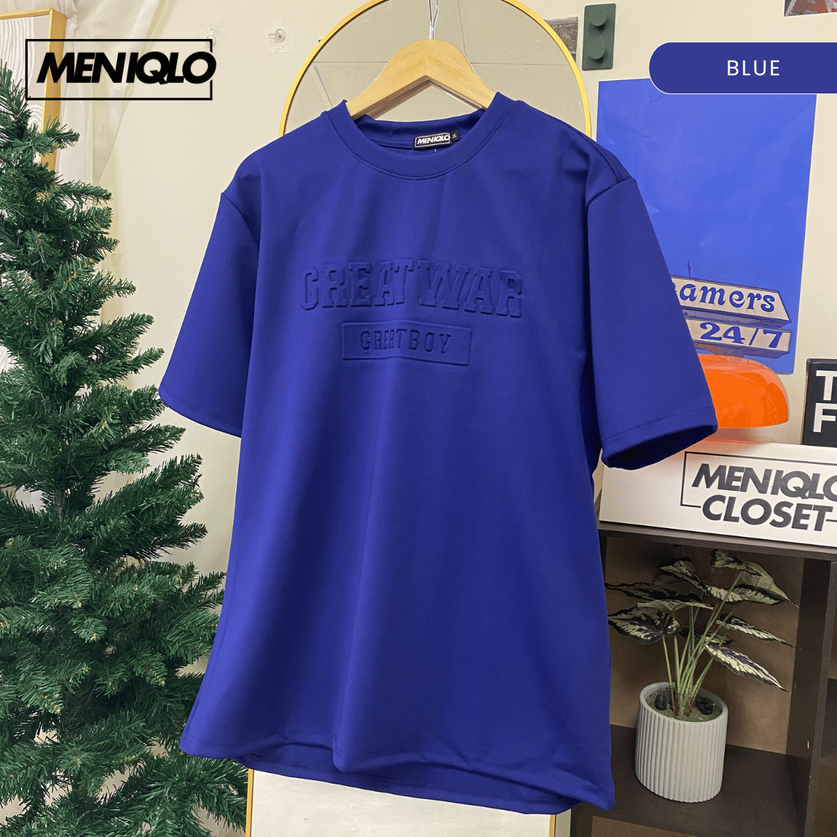 MENIQLO JAYDEN OVERSIZED SHIRT SHORT SLEEVE 350 GSM-MQ1009