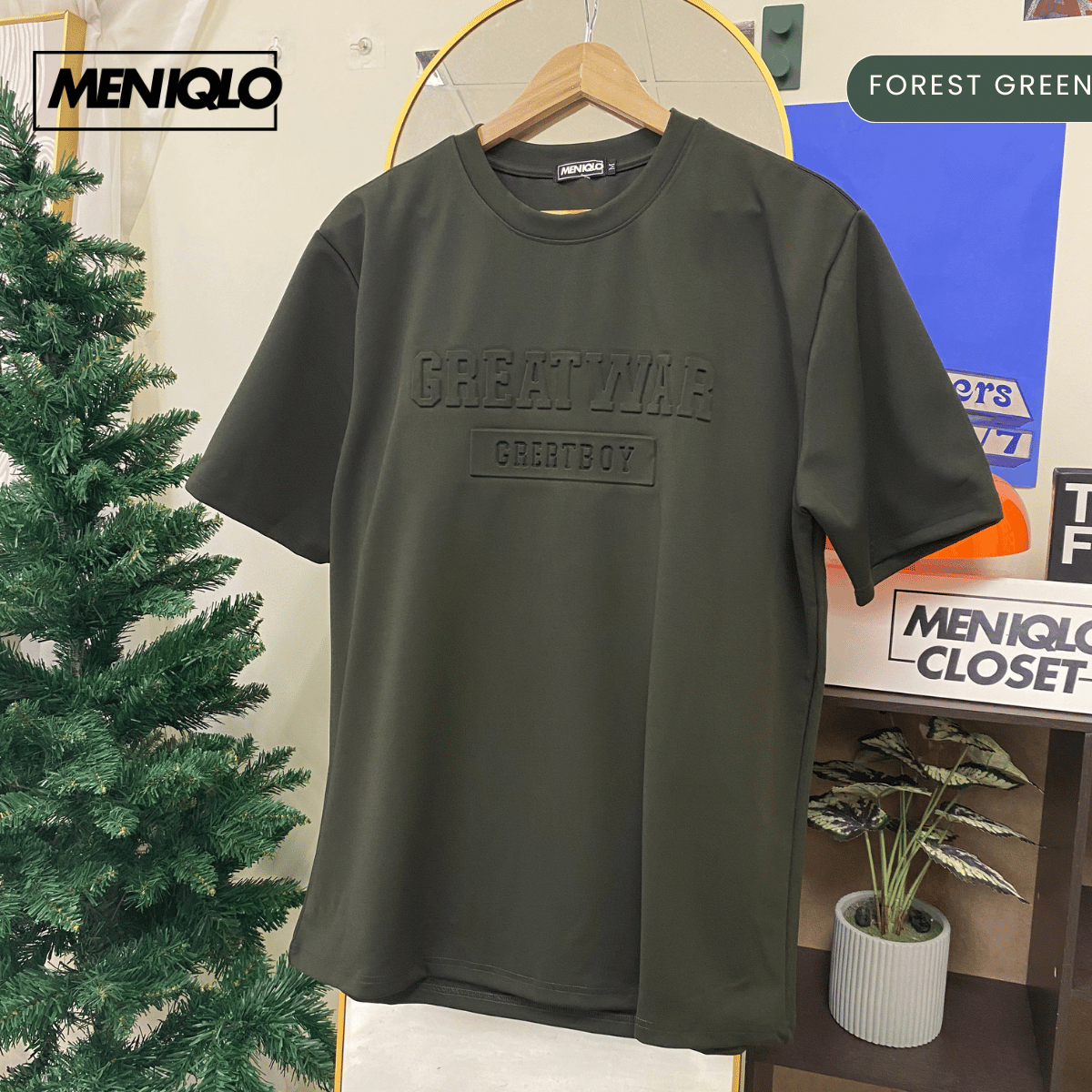 MENIQLO JAYDEN OVERSIZED SHIRT SHORT SLEEVE 350 GSM-MQ1009