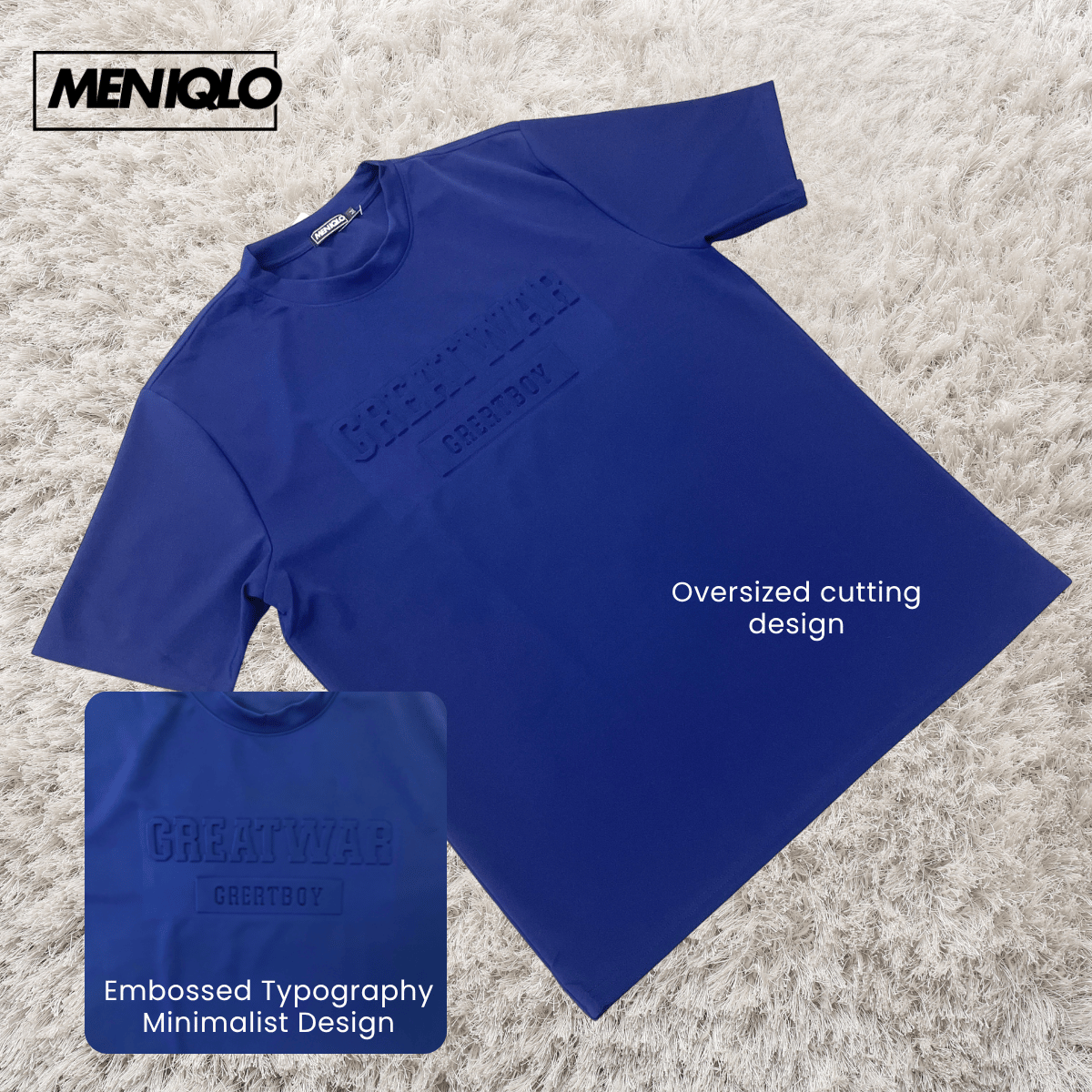 MENIQLO JAYDEN OVERSIZED SHIRT SHORT SLEEVE 350 GSM-MQ1009