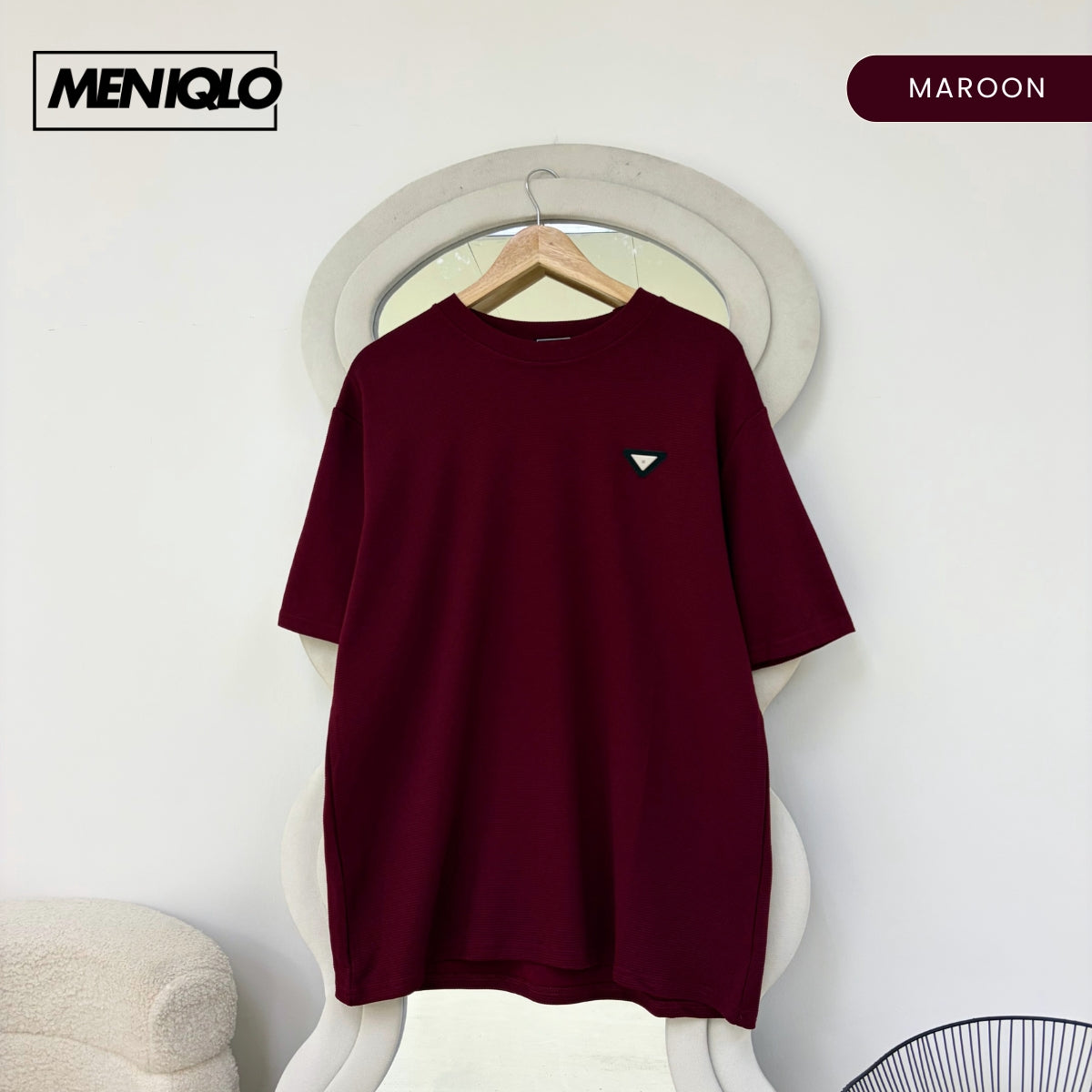 MENIQLO JAMES MEN OVERSIZE SHIRT SHORT SLEEVE - MQ1014