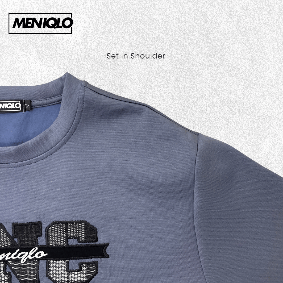 MENIQLO IZZUDIN MINIMAL GRAPHIC SHORT SLEEVE T-SHIRT (310GSM) - MQ1015