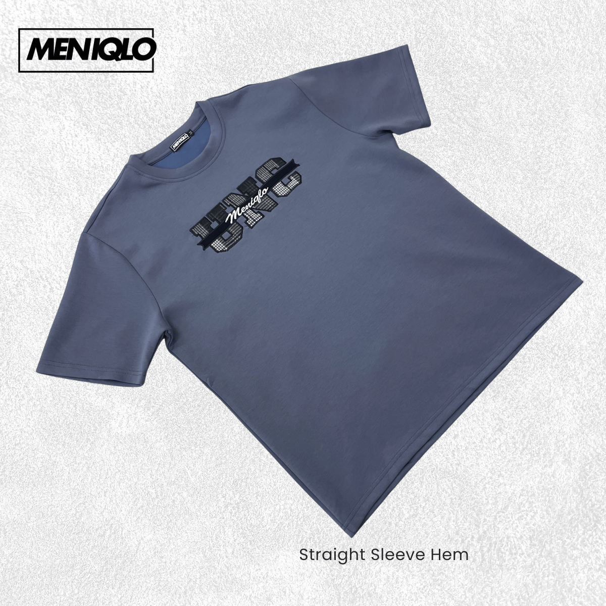 MENIQLO IZZUDIN MINIMAL GRAPHIC SHORT SLEEVE T-SHIRT (310GSM) - MQ1015