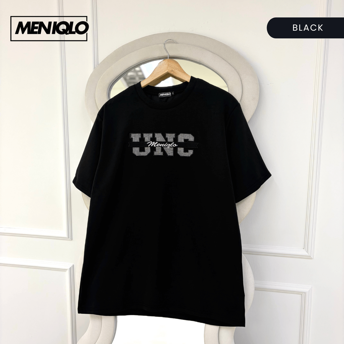MENIQLO IZZUDIN MINIMAL GRAPHIC SHORT SLEEVE T-SHIRT (310GSM) - MQ1015