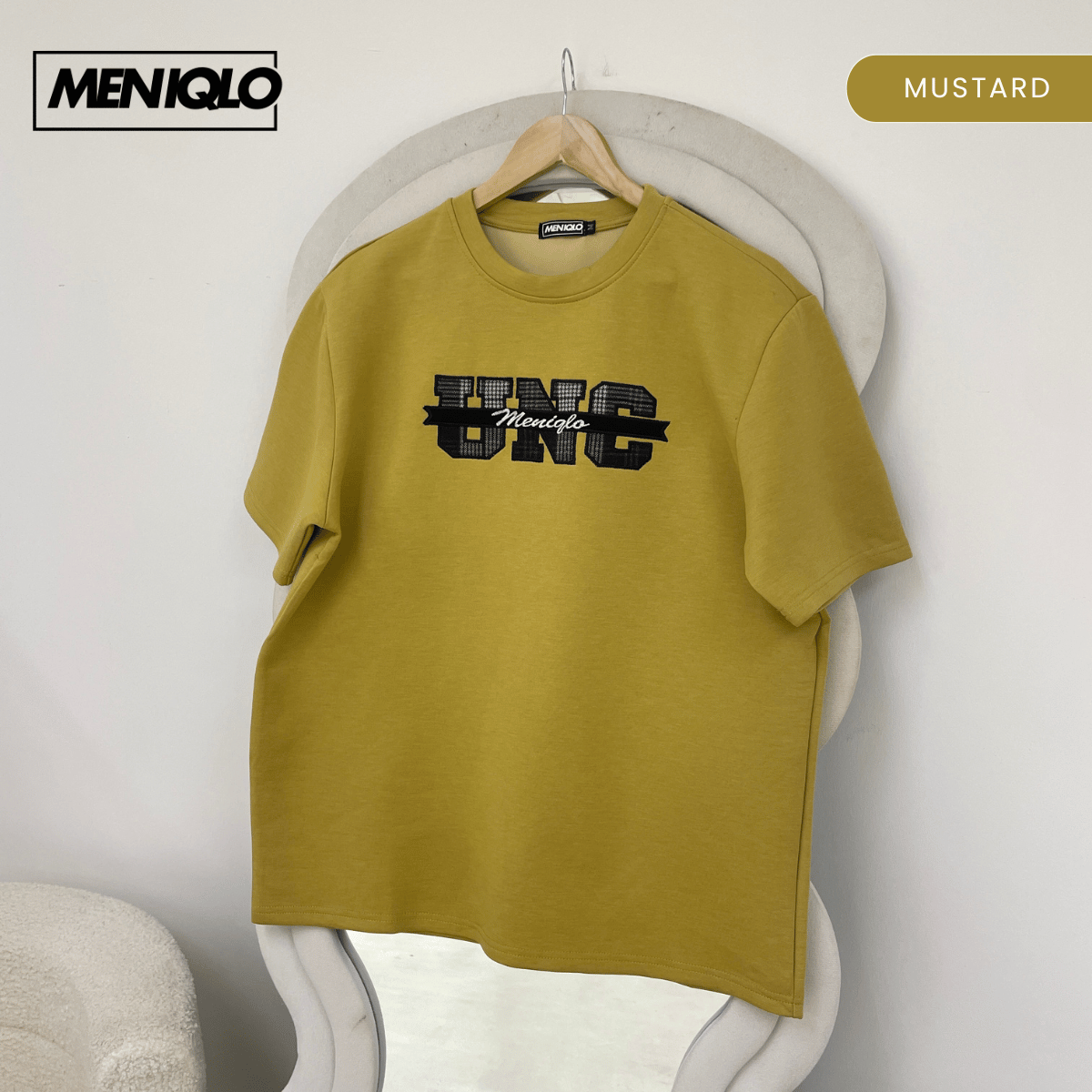 MENIQLO IZZUDIN MINIMAL GRAPHIC SHORT SLEEVE T-SHIRT (310GSM) - MQ1015