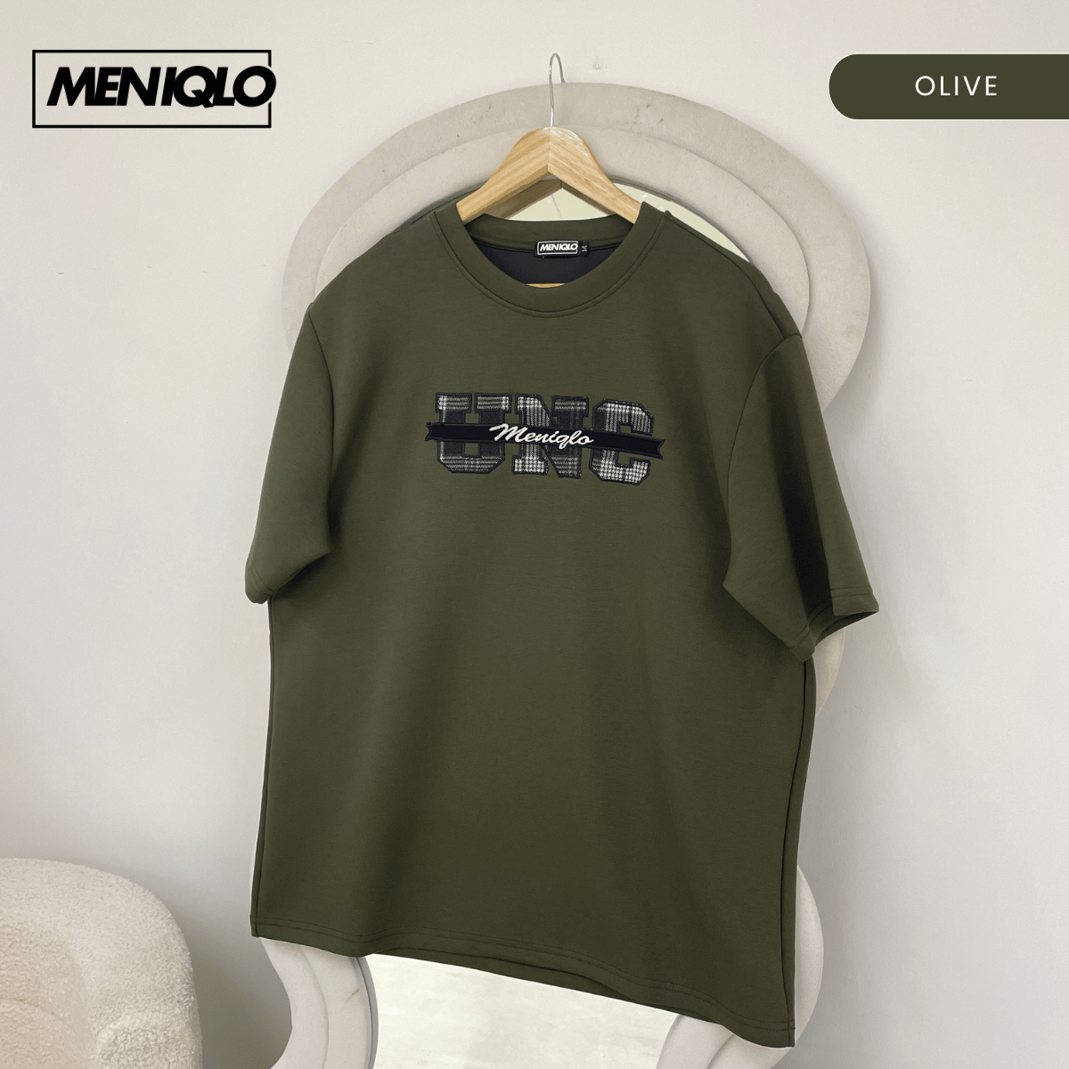 MENIQLO IZZUDIN MINIMAL GRAPHIC SHORT SLEEVE T-SHIRT (310GSM) - MQ1015