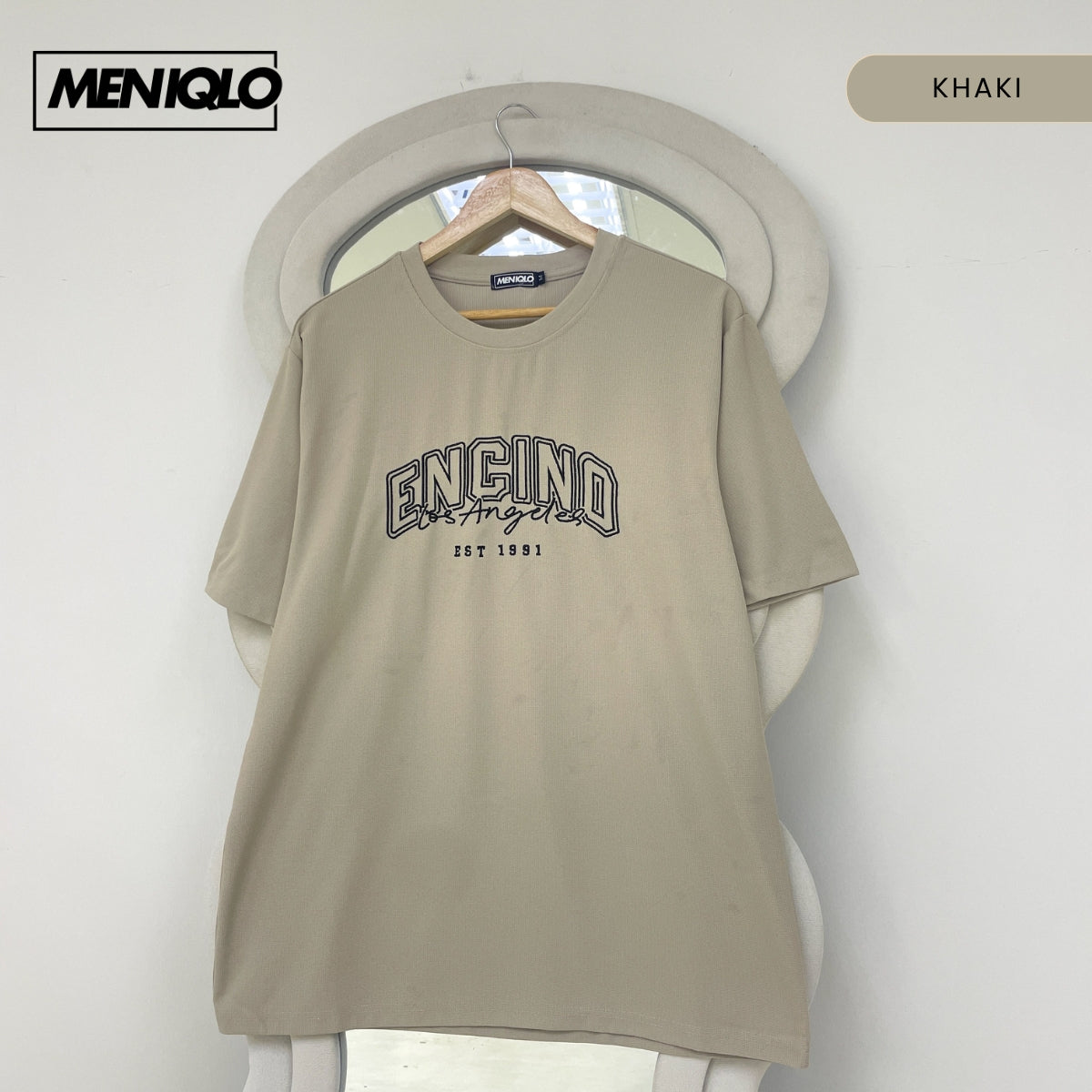 MENIQLO NICO EMBROIDERED CASUAL SHORT SLEEVE T-SHIRT - MQ1020