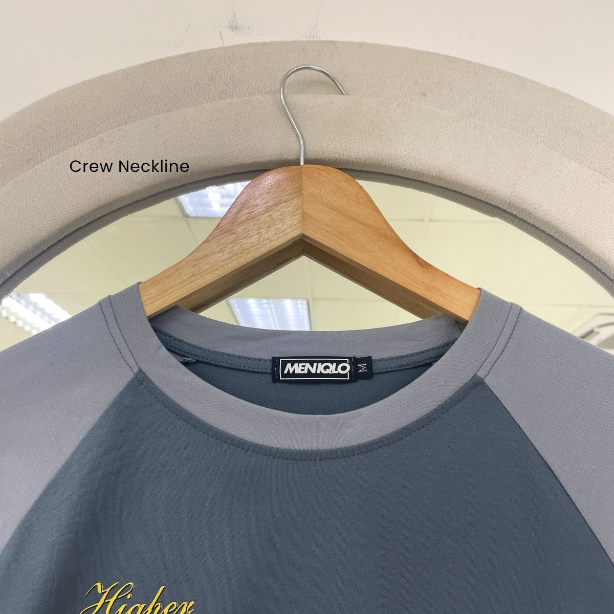 MENIQLO JACK COLOUR BLOCK RAGLAN CASUAL SHORT SLEEVE T-SHIRT - MQ1022