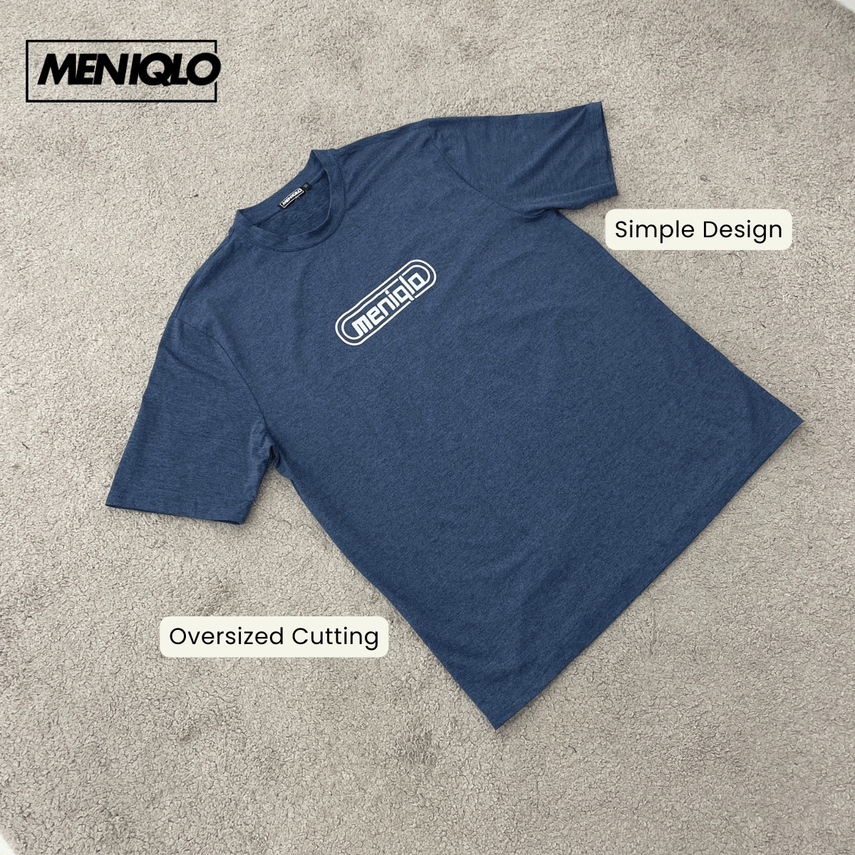 MENIQLO FADIL CLASSIC LOGO TEE OVERSIZED T-SHIRT - MQ1023