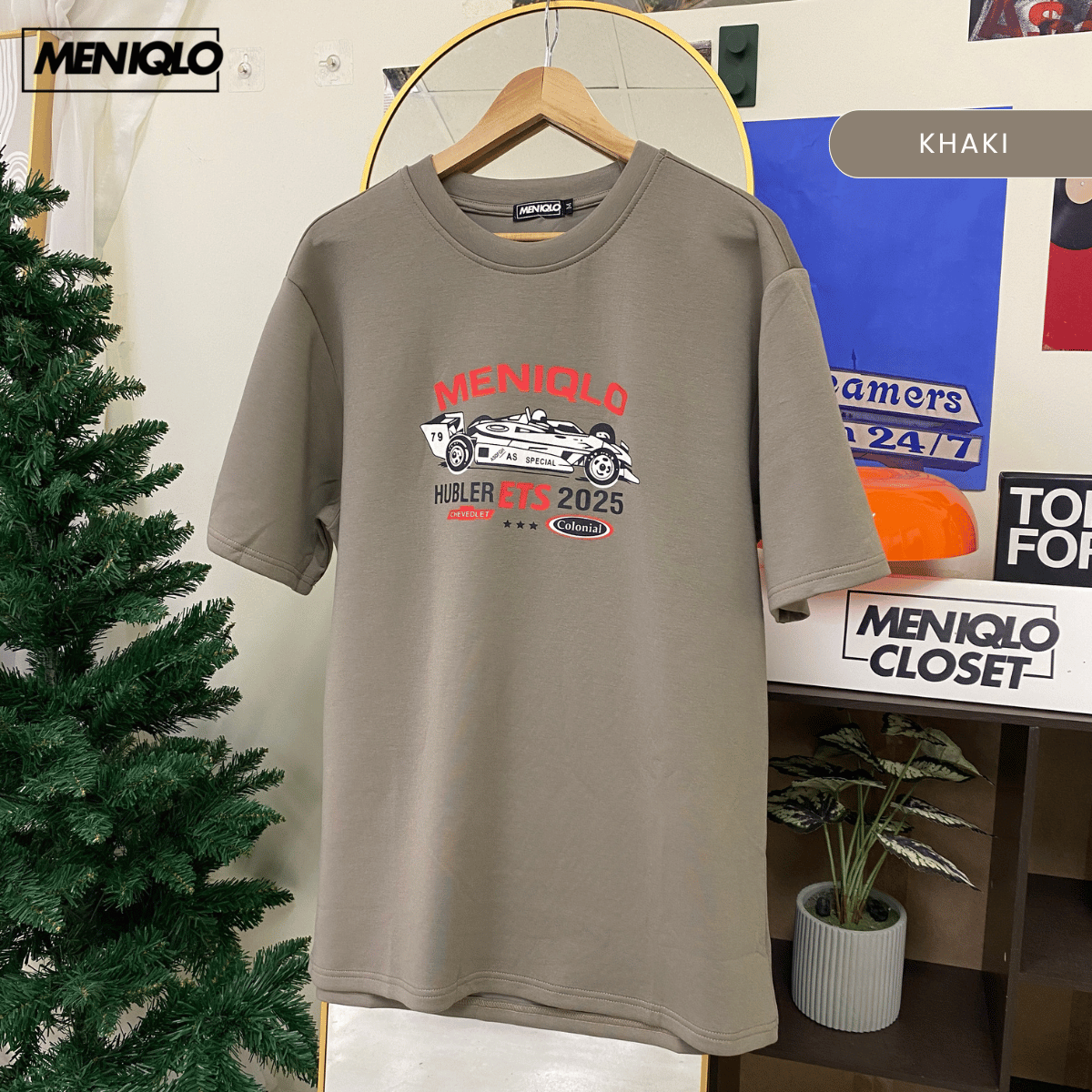 MENIQLO NABIL CLASSIC GRAPHIC OVERSIZED T-SHIRT-MQ1026
