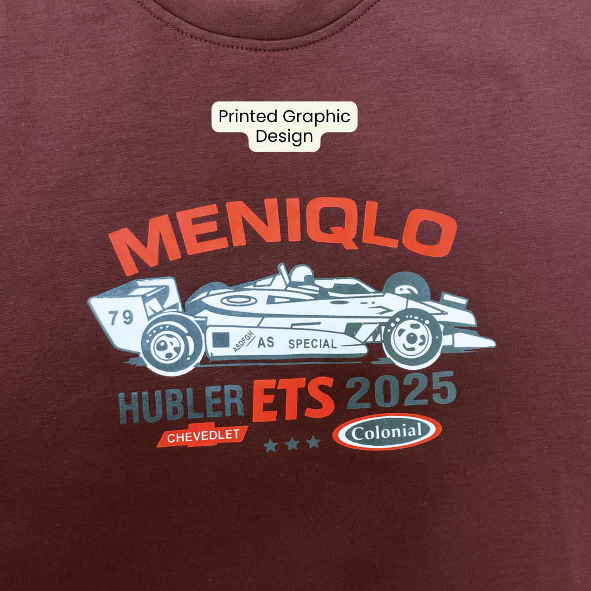 MENIQLO NABIL CLASSIC GRAPHIC OVERSIZED T-SHIRT-MQ1026