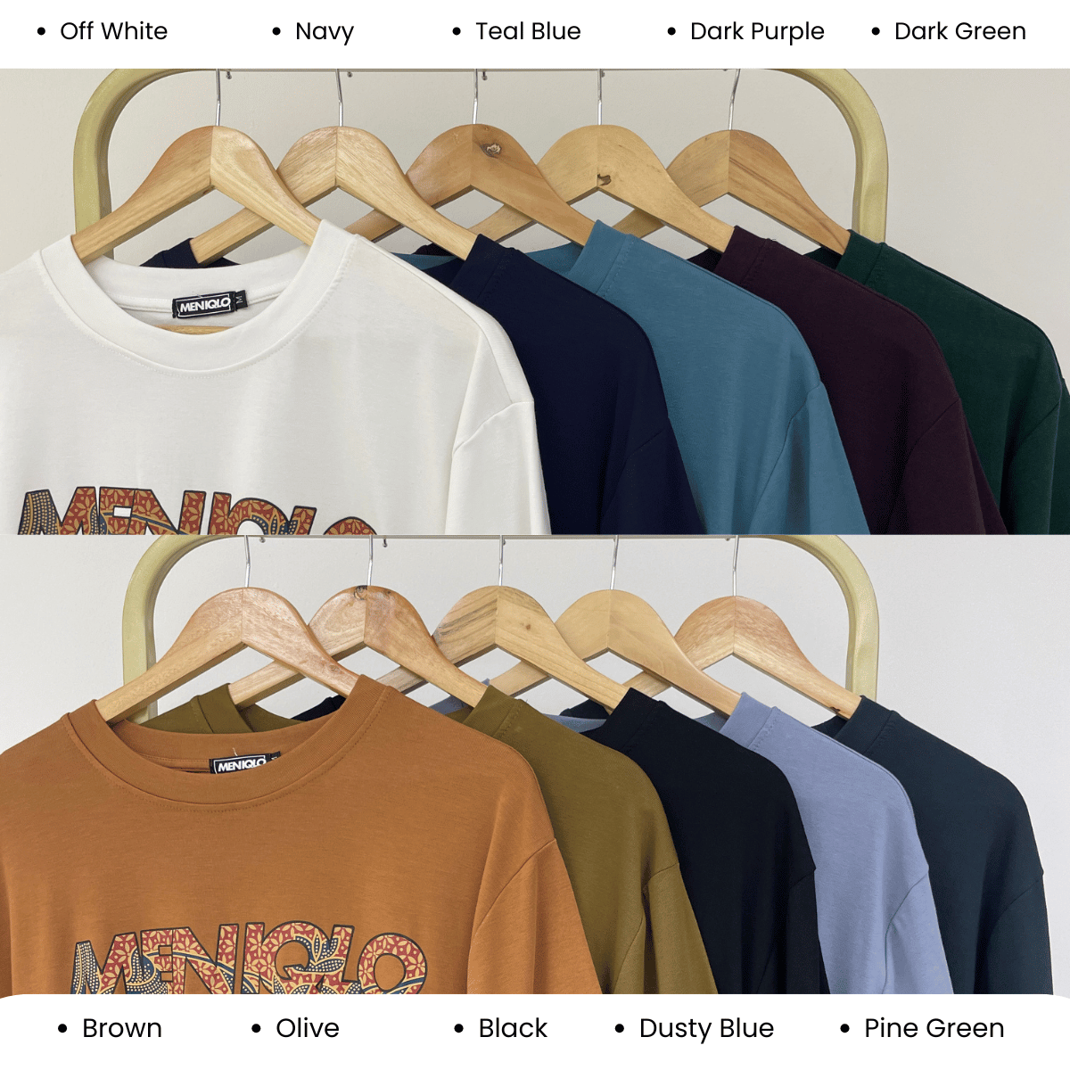 MENIQLO AQIL BATIK PRINT OVERSIZE TEE - MQ1030