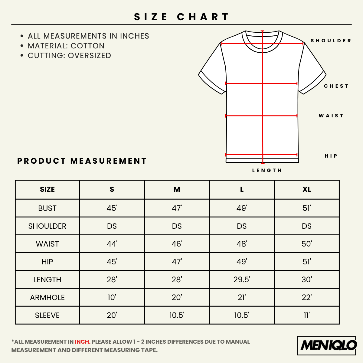 MENIQLO AQIL BATIK PRINT OVERSIZE TEE - MQ1030