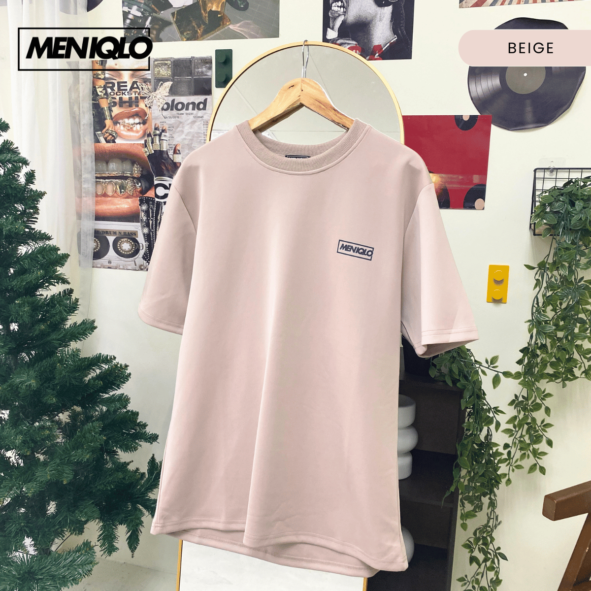 MENIQLO RAYQAL MERDEKA SERIES GRAPHIC OVERSIZED- MQ1031